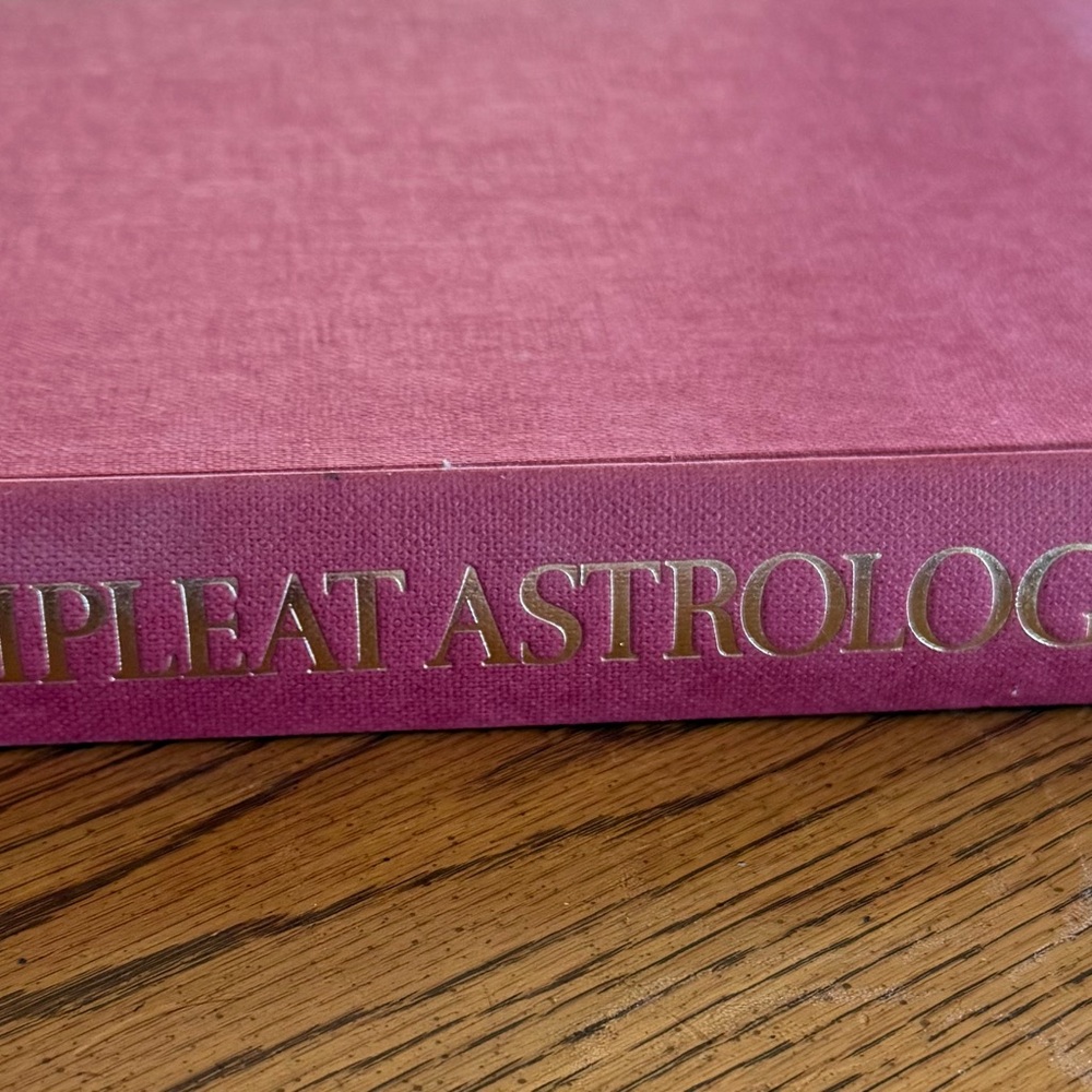 Complete Astrology Hardcover - Pink with Gold Foil 1971 First edition